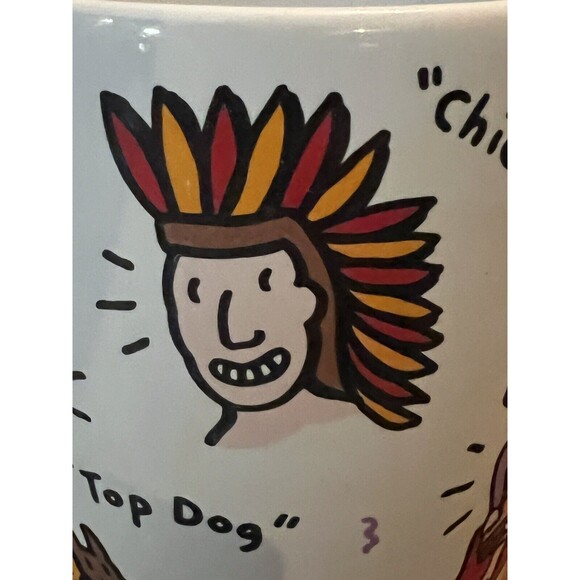 The Boss Theme Jumbo 18 oz. Ceramic Coffee Cup FTD VTG Mug Guru Big Cheese Dog - Picture 15 of 15